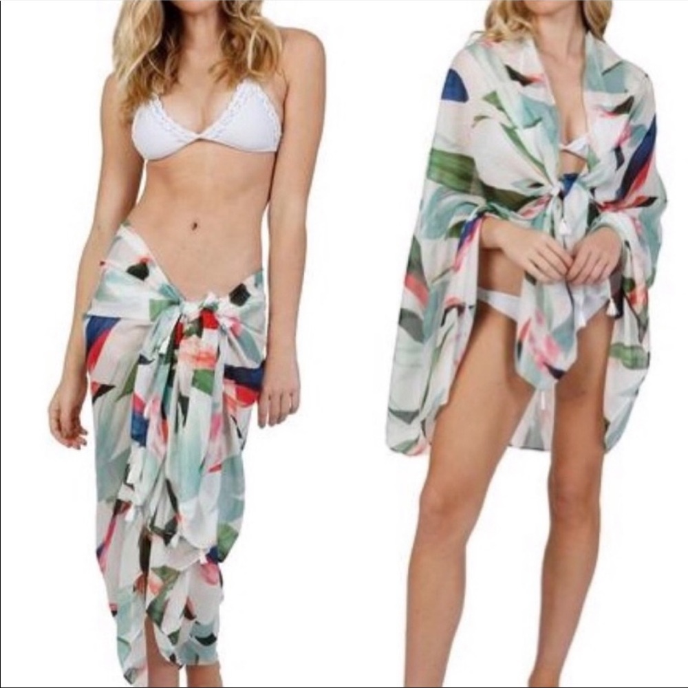 Pool to Party By Subtle Luxury Seaside Sarong NWT